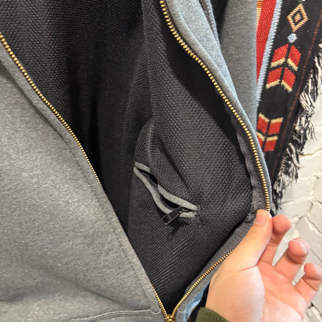 칼하트 레인디펜더 써멀 후드집업자켓 상품이미지4