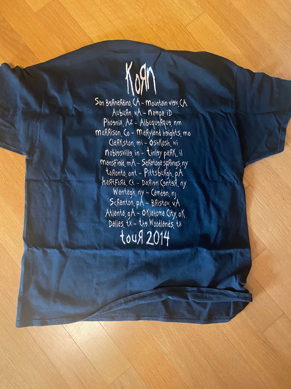 10s Korn band tee 상품이미지2