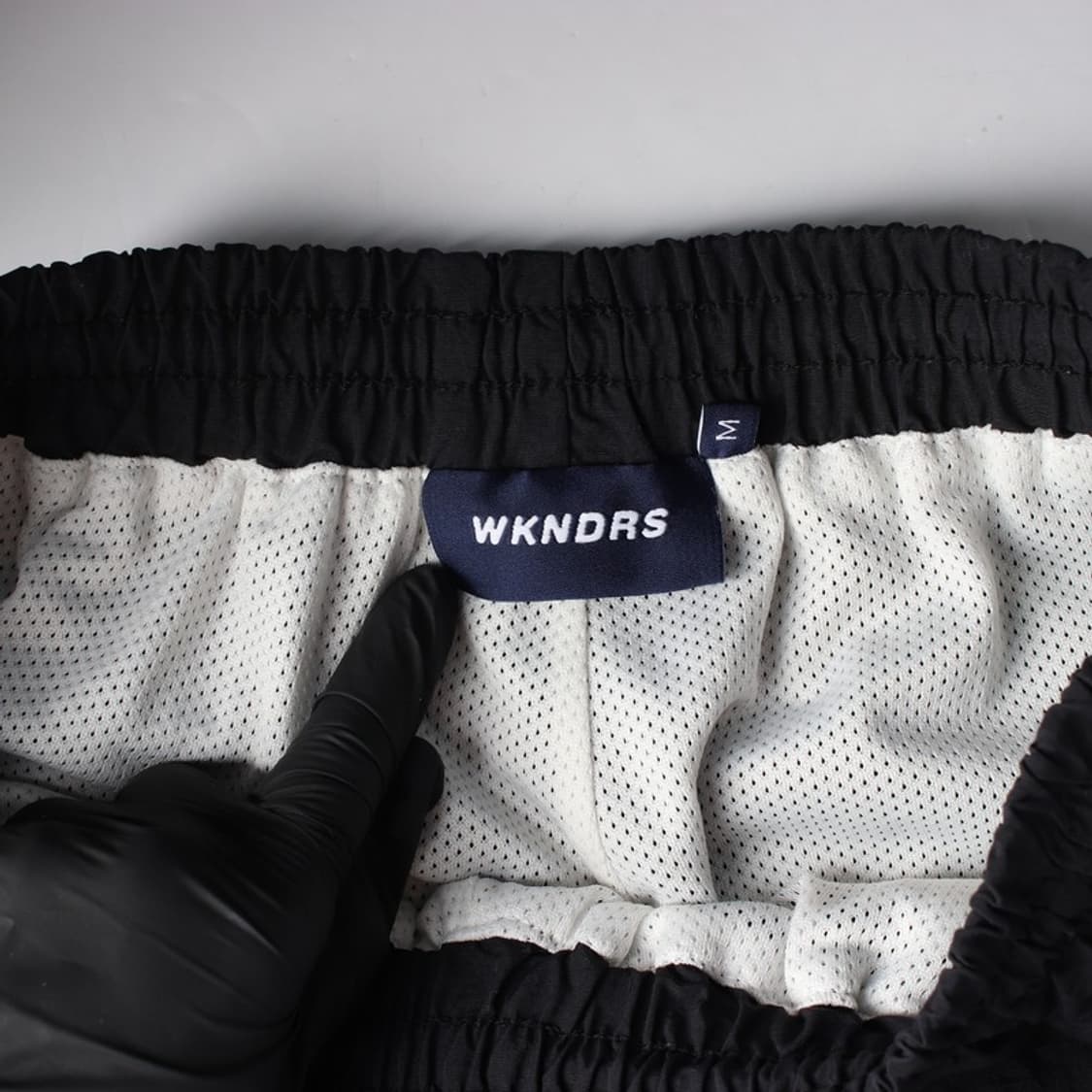 위캔더스 블랙 나일론 스윔 하프 팬츠 M 상품이미지5