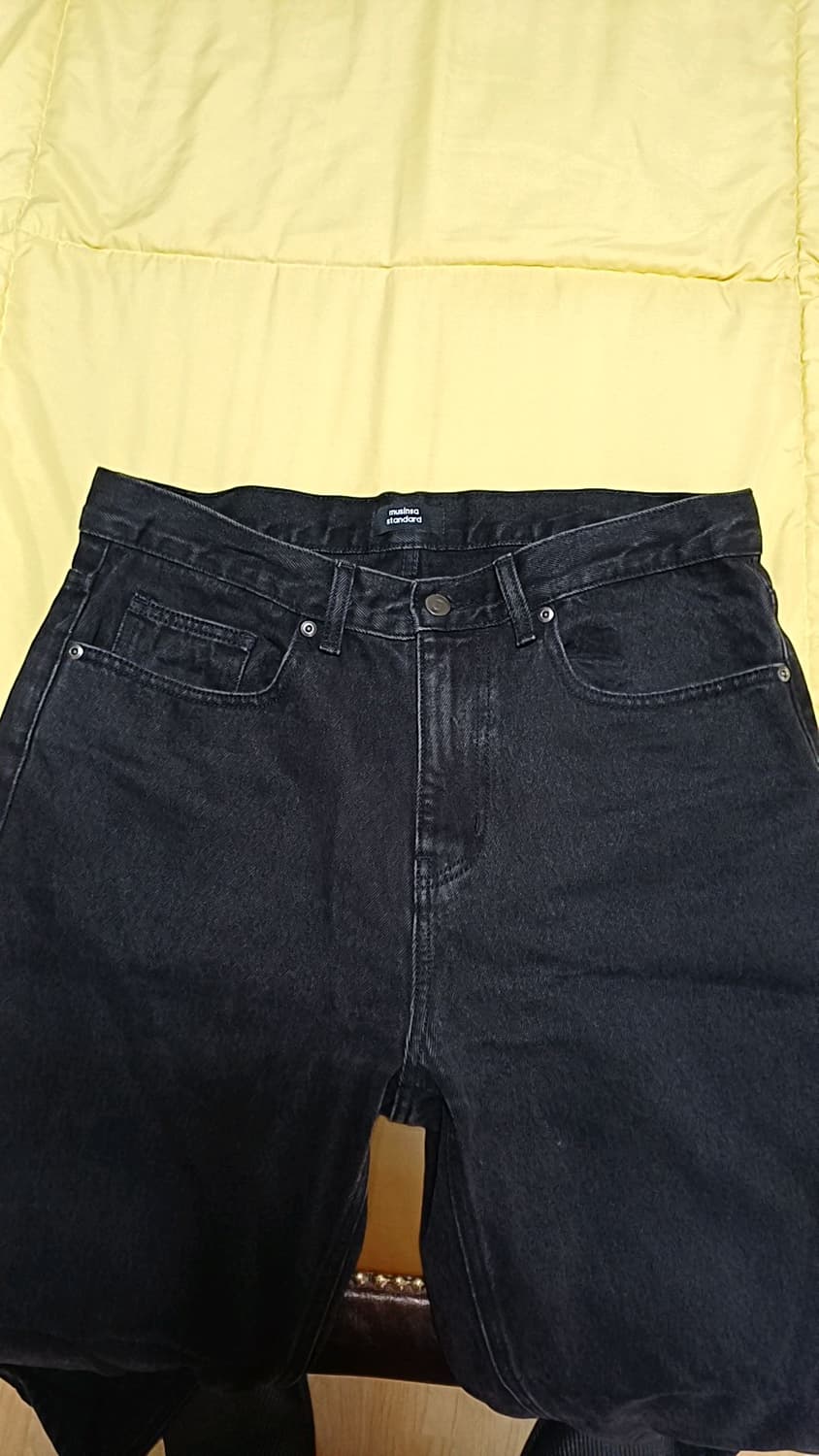 무신사 워시드블랙진 34인치 기장106 상품이미지2