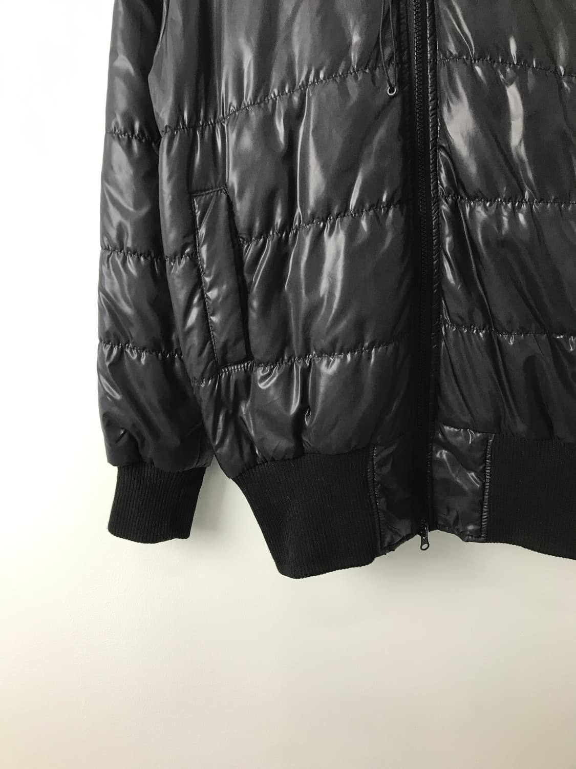 'Grail' Glosy Fur Hood Padded Jacket 상품이미지7