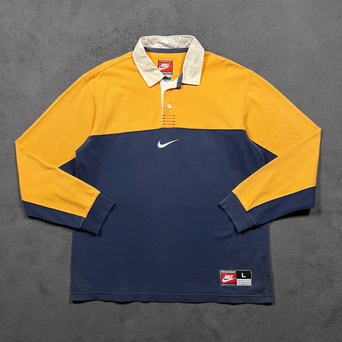 90's 나이키 미드스우시 올드스쿨 럭비티 상품이미지2