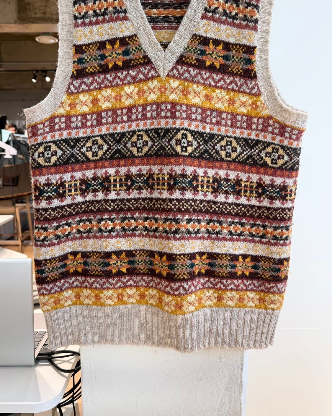 제이미슨스 셔틀랜드 페어아일  니트 베스트 상품이미지6