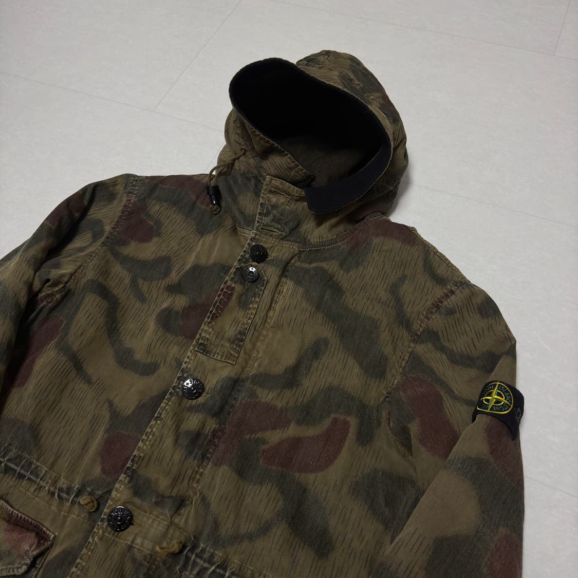 [초레어, L] 07aw 스톤아일랜드 marsh 카모플라주 야상자켓 상품이미지3