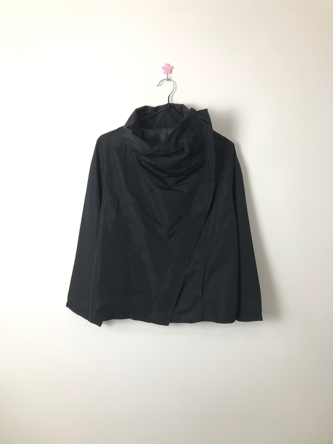 Jpn High-Neck Draped Windbreaker Jacket 상품이미지4