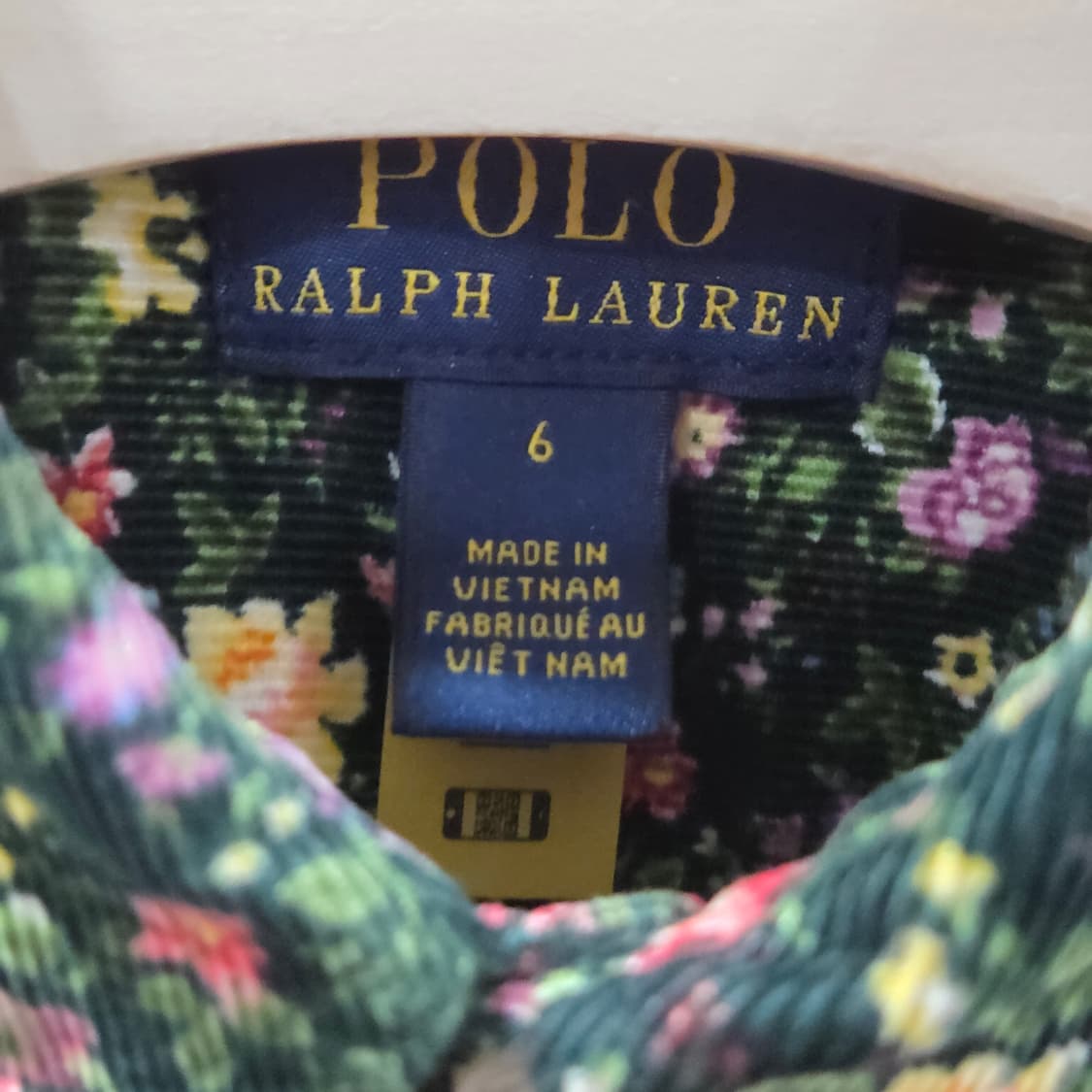 폴로랄프로렌 여아 플로럴 코듀로이 셔츠 원피스 6 상품이미지3