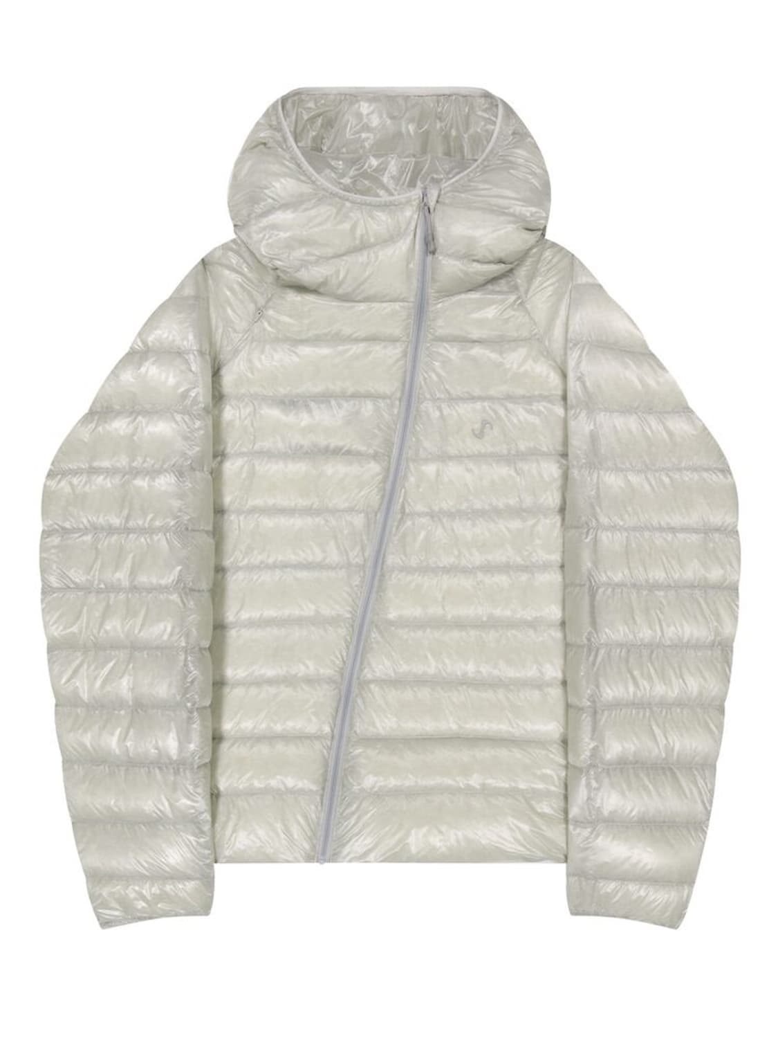 오호스 라이트다운 후드 패딩 경량패딩 그레이 상품이미지7