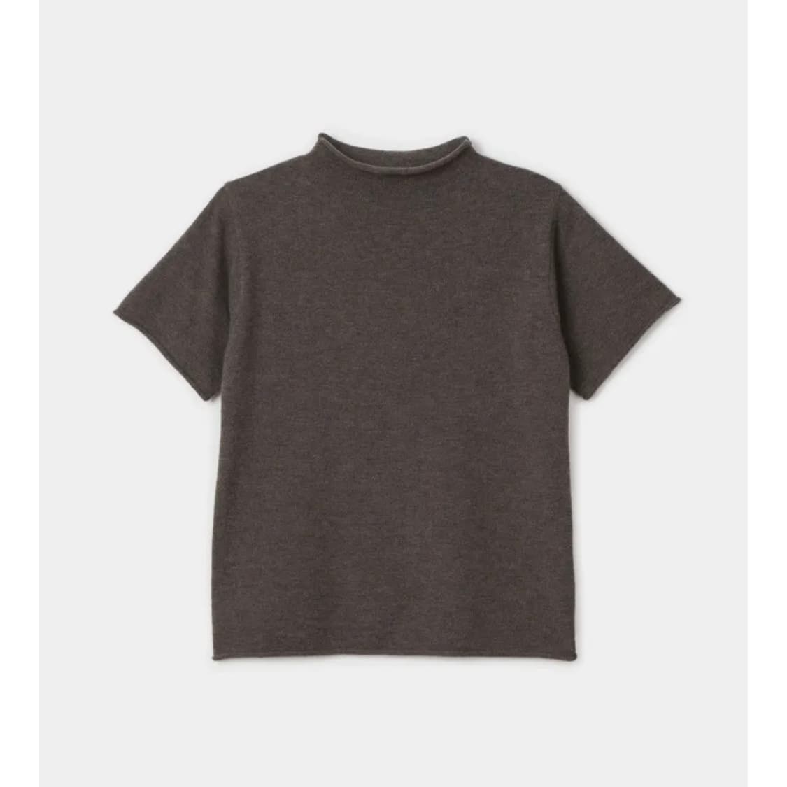 오브헤덴 Half Neck Short-Sleeve Wool Knit 상품이미지2