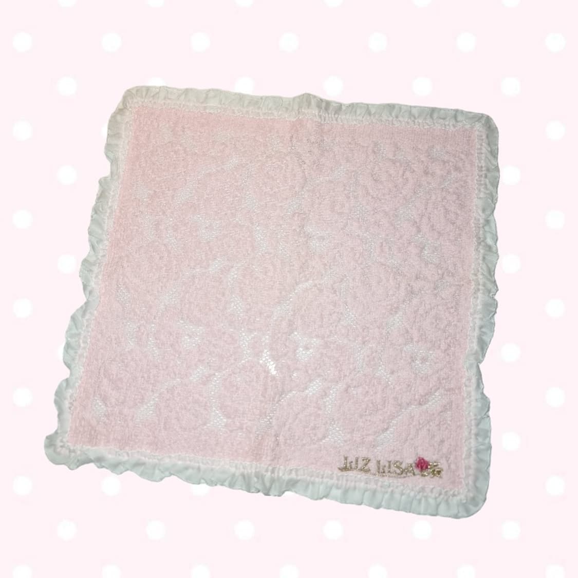 초희귀 리즈리사 히메갸루 장미 레이스 손수건 상품이미지5