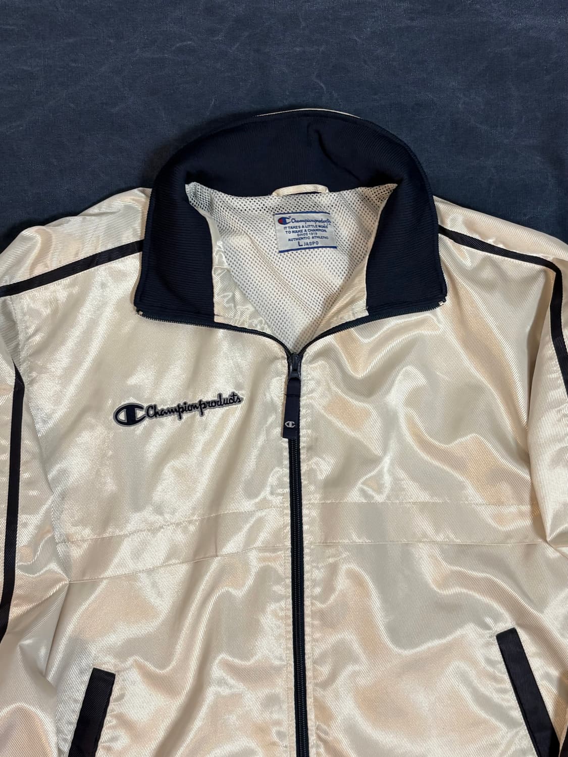 챔피온 실크 자수 바람막이 상품이미지2