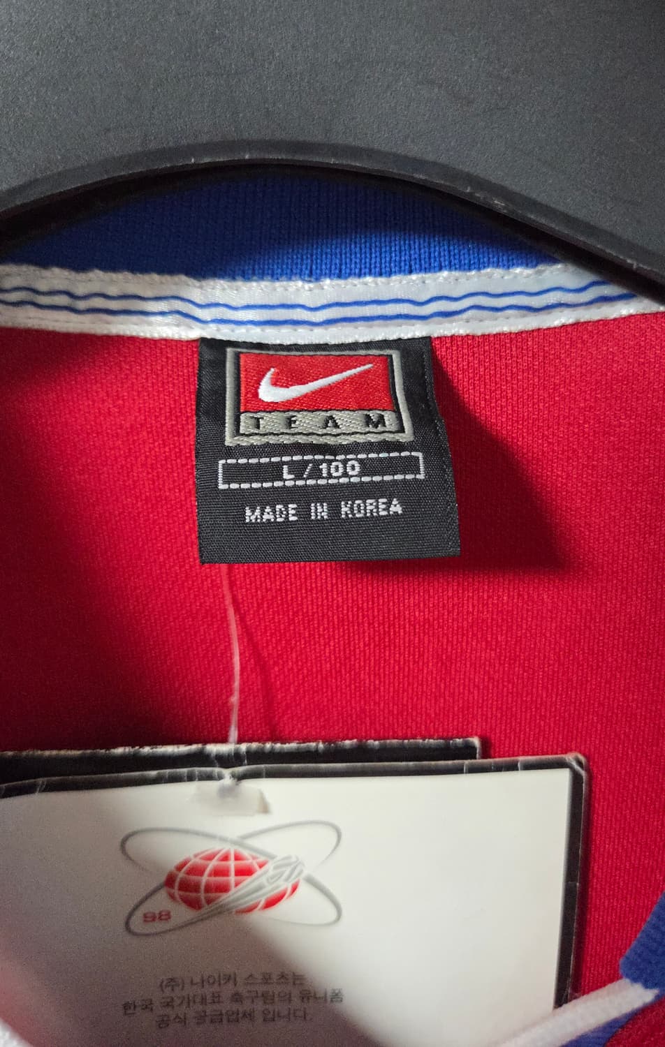 (착샷) 나이키 국가대표 유니폼 올드 져지 1998 레트로 상품이미지4