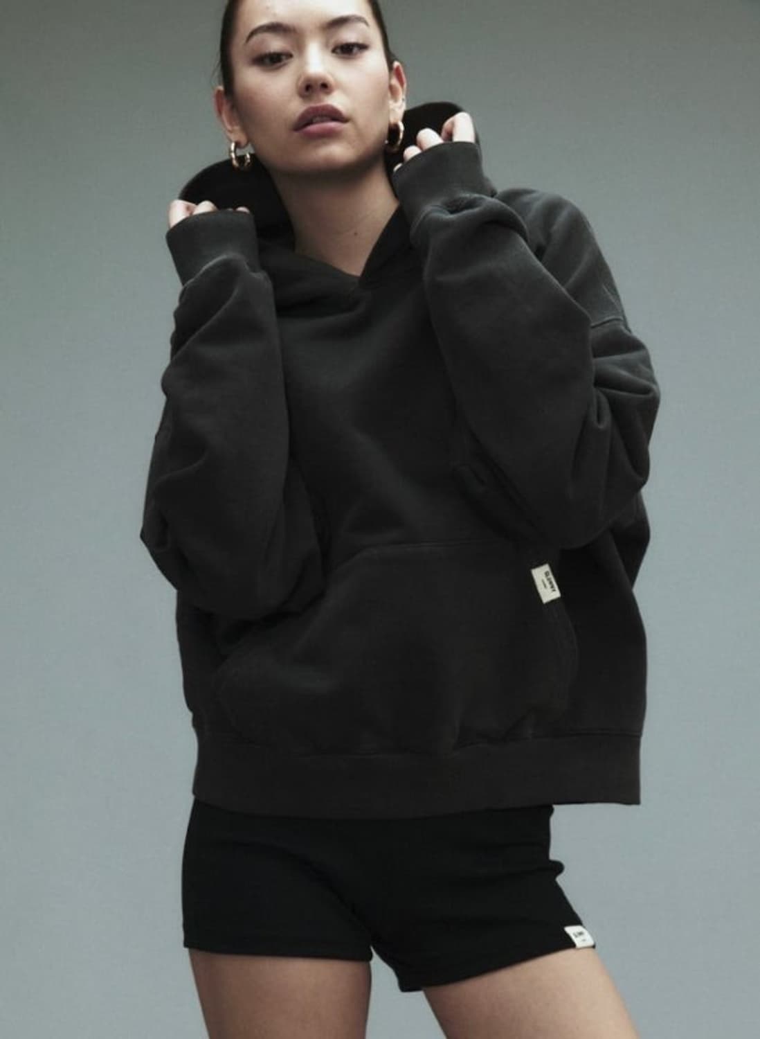 글로니 클래식 워시드 후드티 화이트 상품이미지2