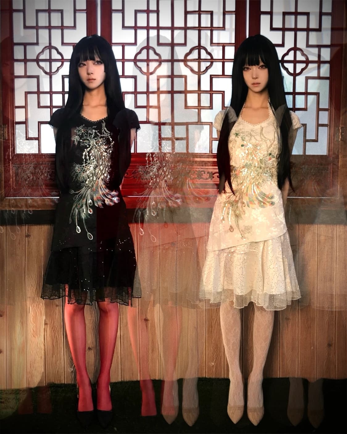 PIAOLIANG 피아오량 오리엔탈 미디 원피스 상품이미지5