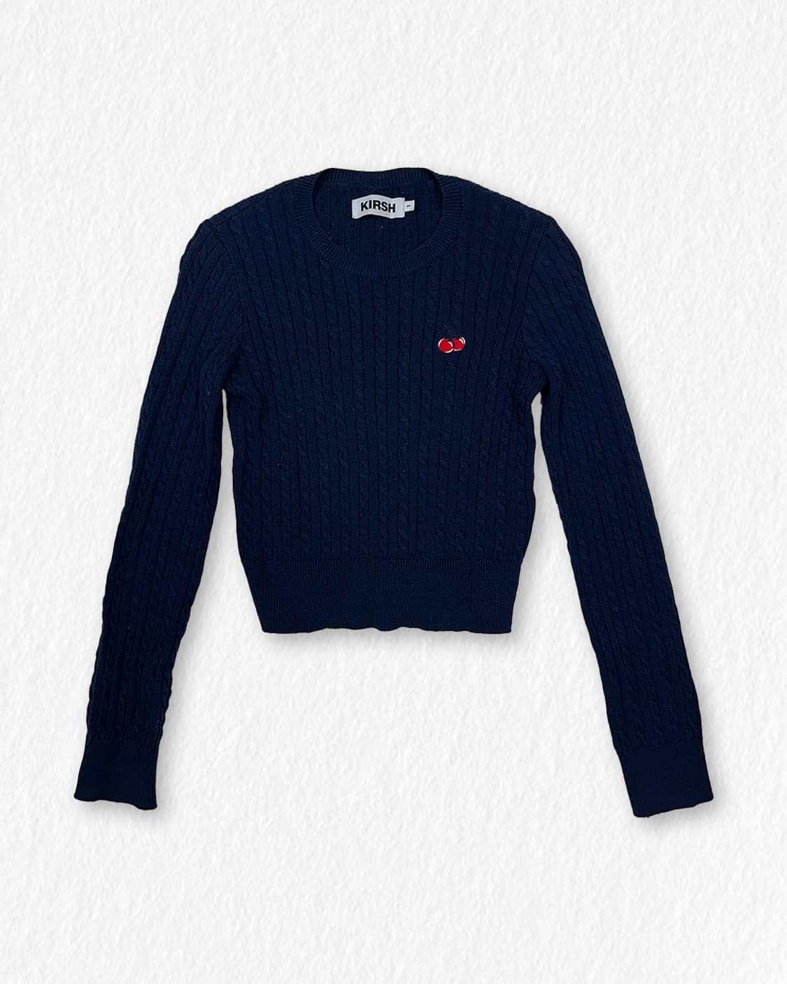 키르시 케이블 딱붙핏 니트 상품이미지1