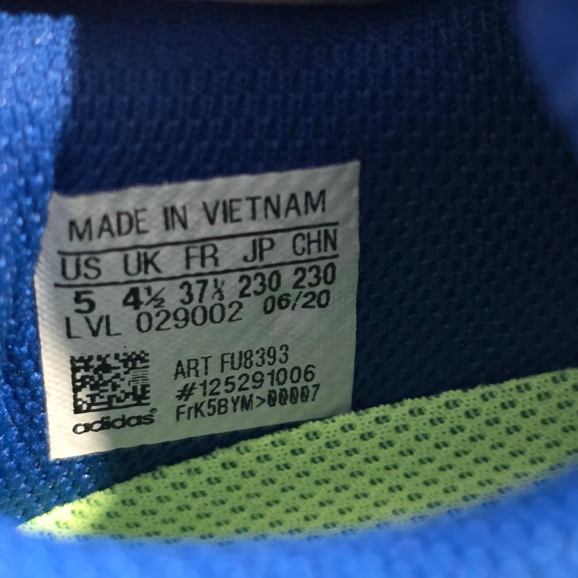 3q-4:아디다스 인도어코트 바운스 트레이너 블루 (230mm)-거의새거 상품이미지10