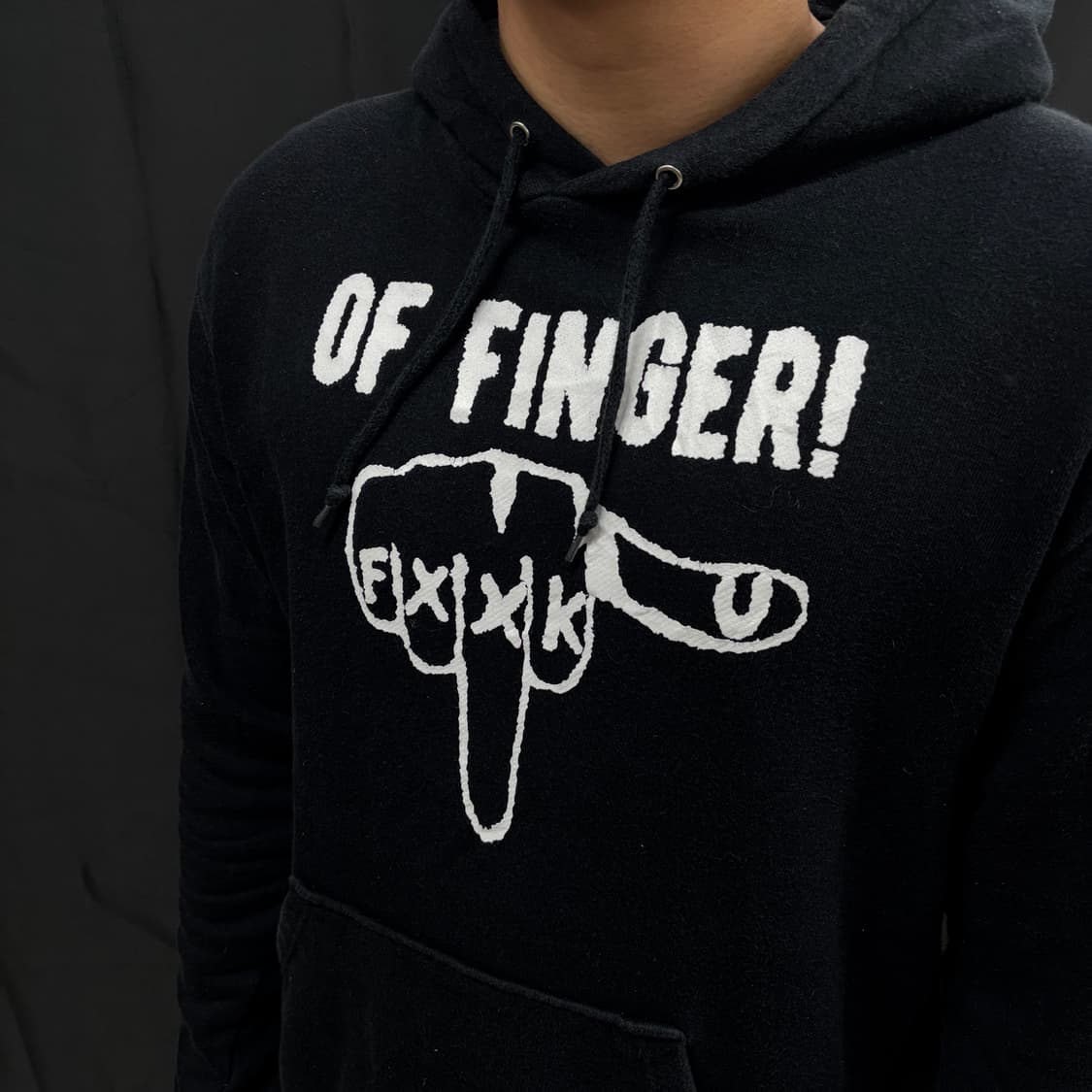 OF FINGER! 빈티지 후드 상품이미지3