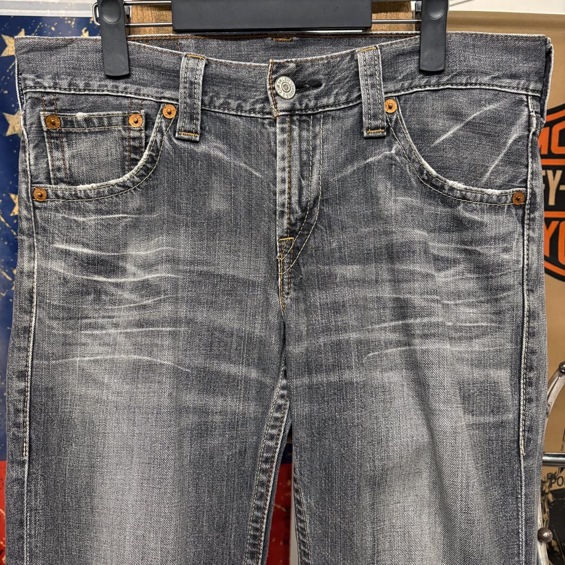 00s 리바이스 502 아카이브 유즈드페이드 로우라이즈 데님팬츠 N391 상품이미지3