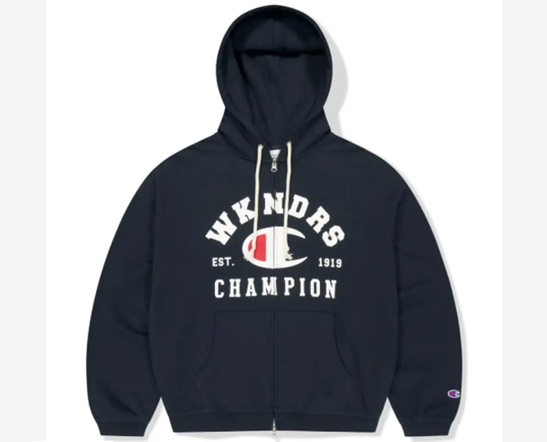 챔피온 WKNDRS 후드집업 네이비 상품이미지1