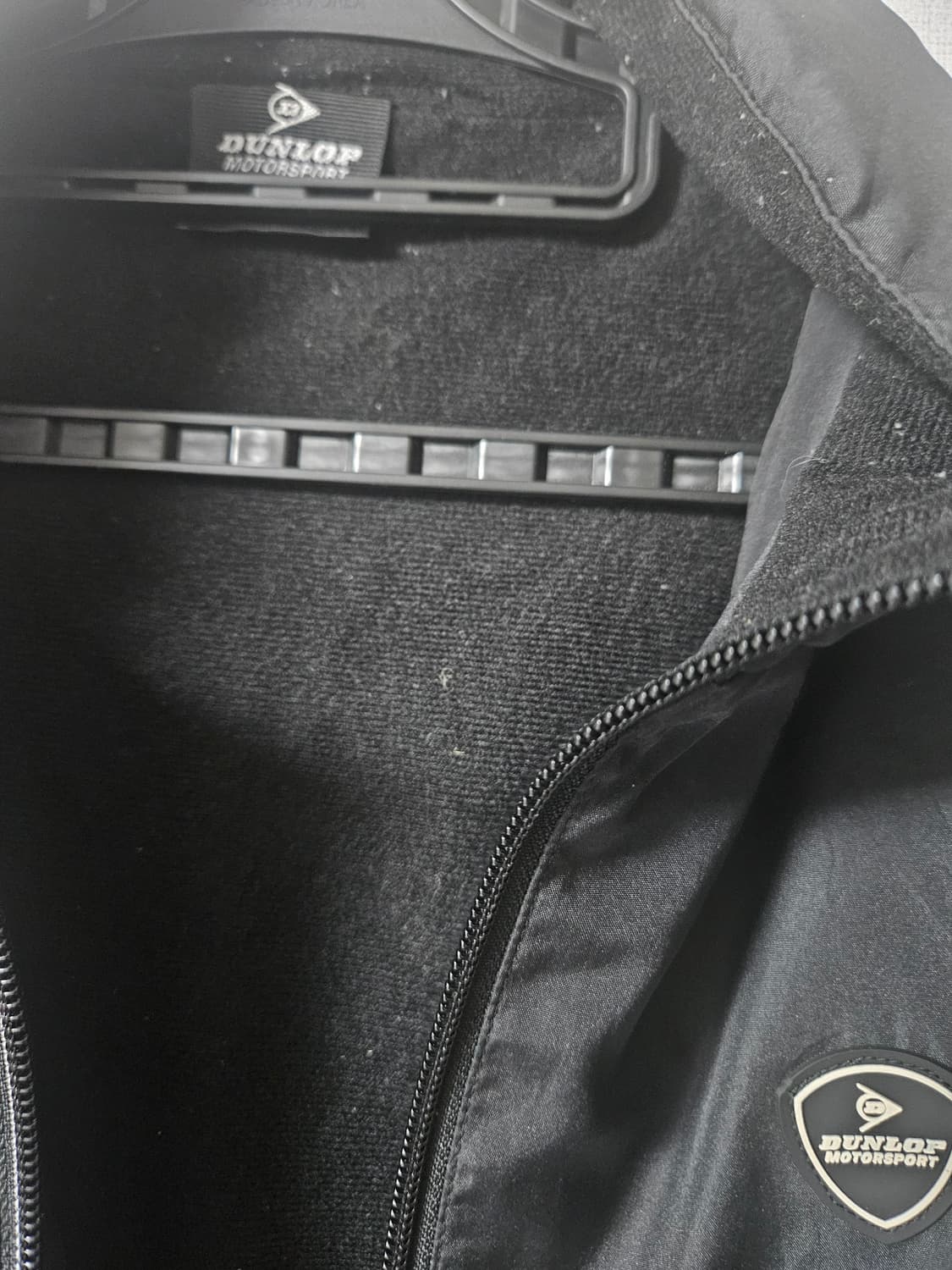던롭 모터스포츠 바람막이 자켓 L or XL 블랙/화이트 상품이미지3