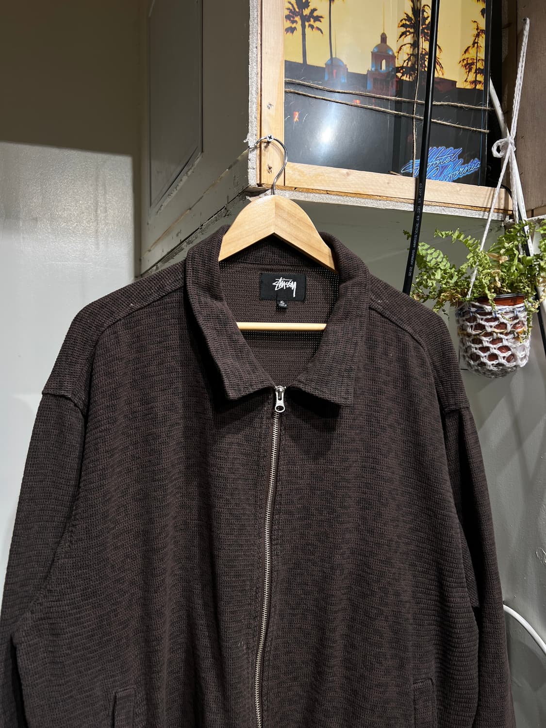 Stussy 스투시 레오파드 메쉬 집 자켓 상품이미지3