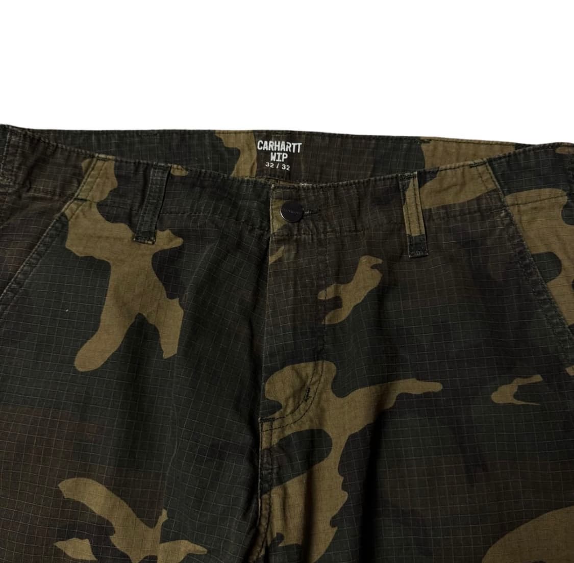 [32x32] 칼하트 WIP 더블니 카모 카고팬츠 상품이미지3