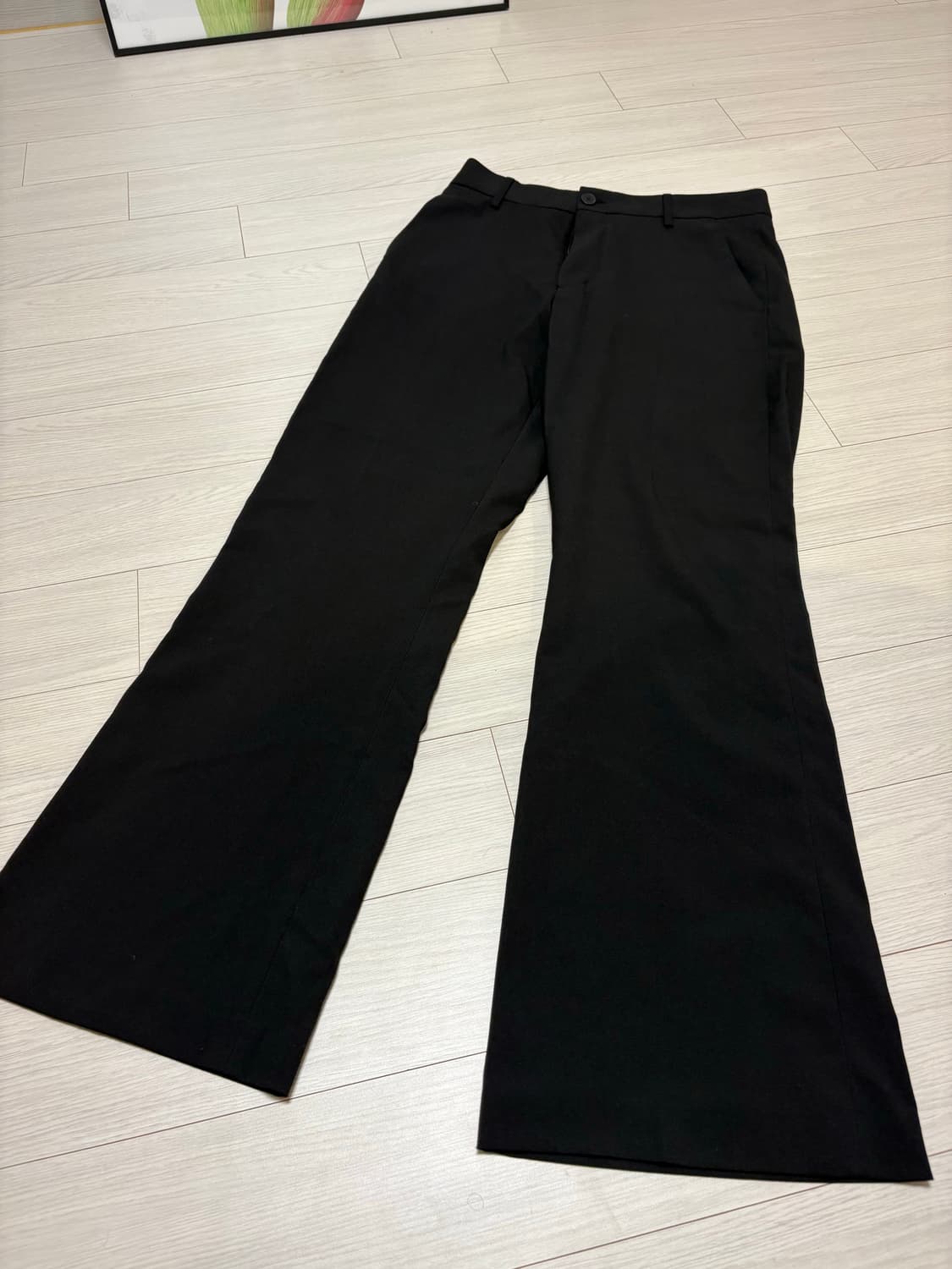 자라 플레어 슬랙스 블랙 30인치 부츠컷 상품이미지2