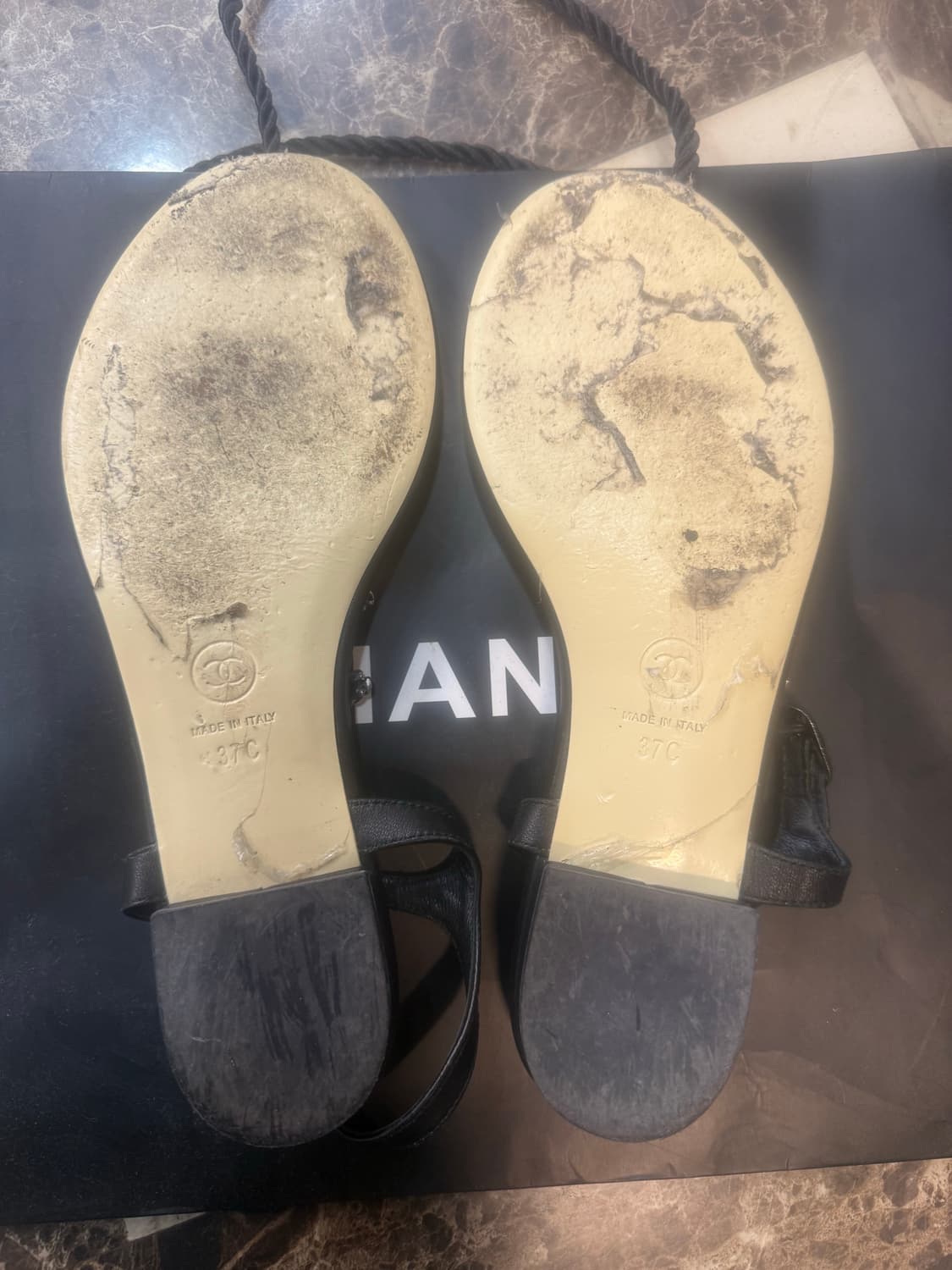 37/240/19ss 정품 샤넬 샌들 팝니다 상품이미지6