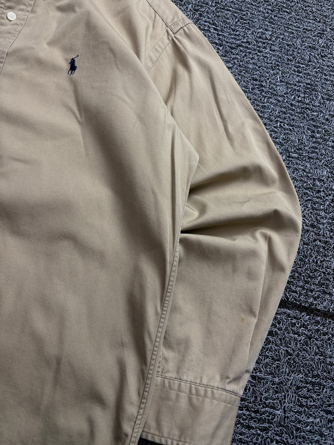 폴로 랄프로렌 포니 로고 박시핏 브라운 미니멀 셔츠 2153 상품이미지3