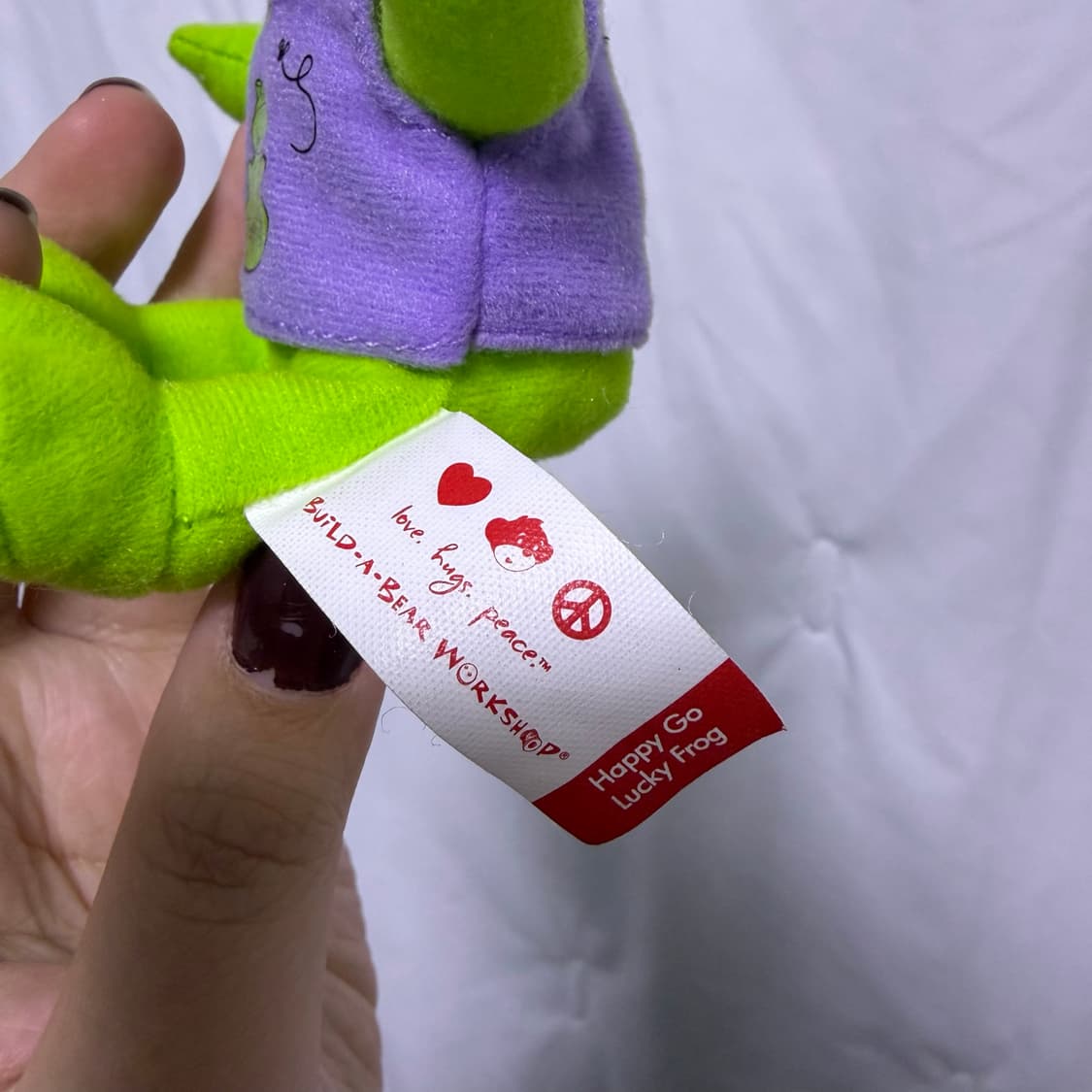 해피밀 행운개구리 인형 상품이미지3