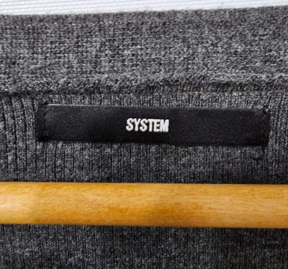 한섬 시스템 system 지퍼 브이넥 가디건 95 상품이미지8