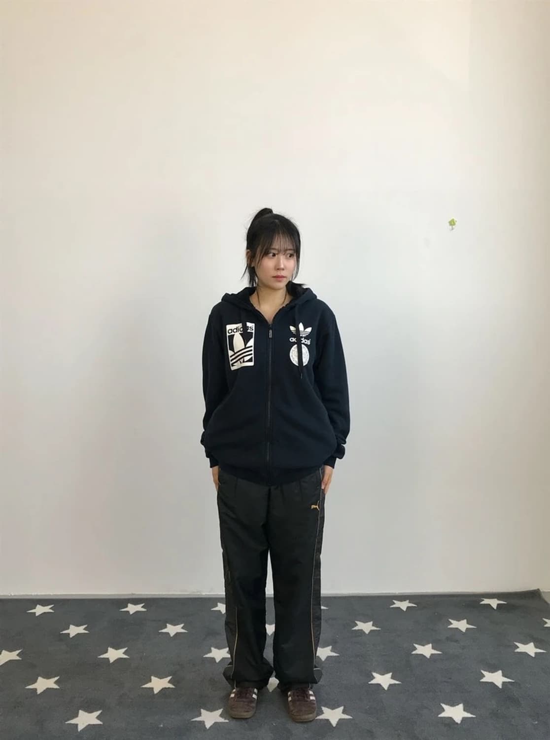 Adidas Trefoil Graphic Zip Hoodie 상품이미지1