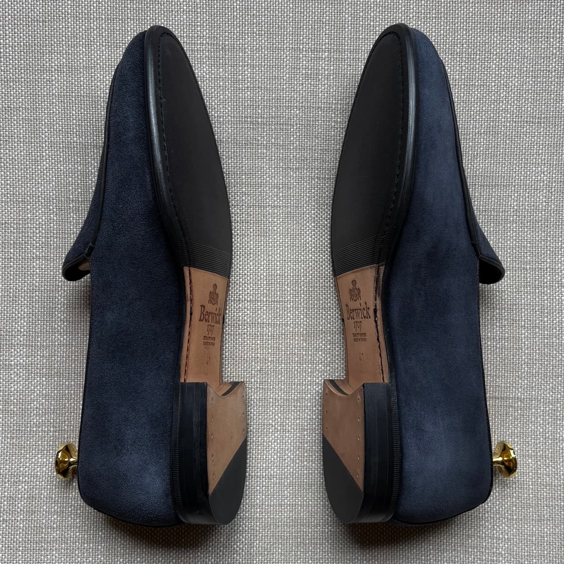 [260] 새제품 Berwick 4950 벨지안 네이비 스웨이드 로퍼 상품이미지6