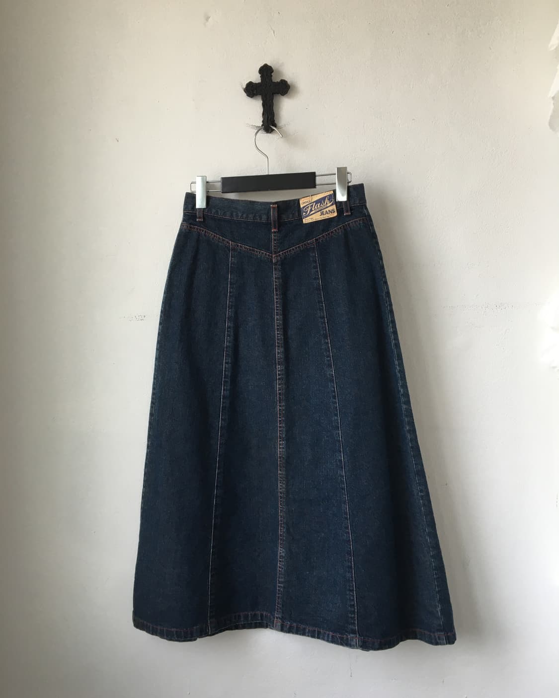 Pocket point button up denim skirt 상품이미지2