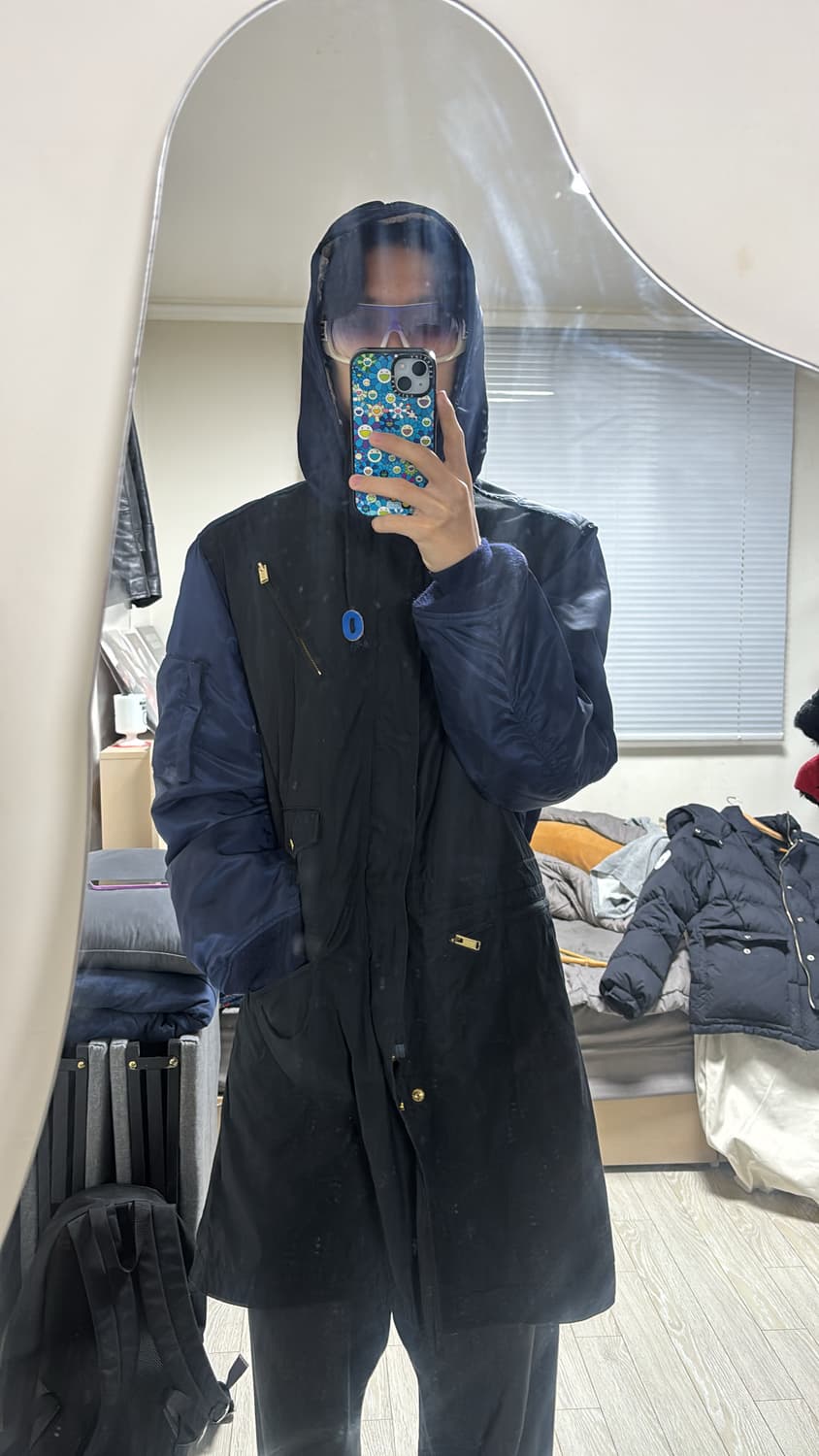 언더커버 알파카 퍼 파카 후드집업 코트 상품이미지9