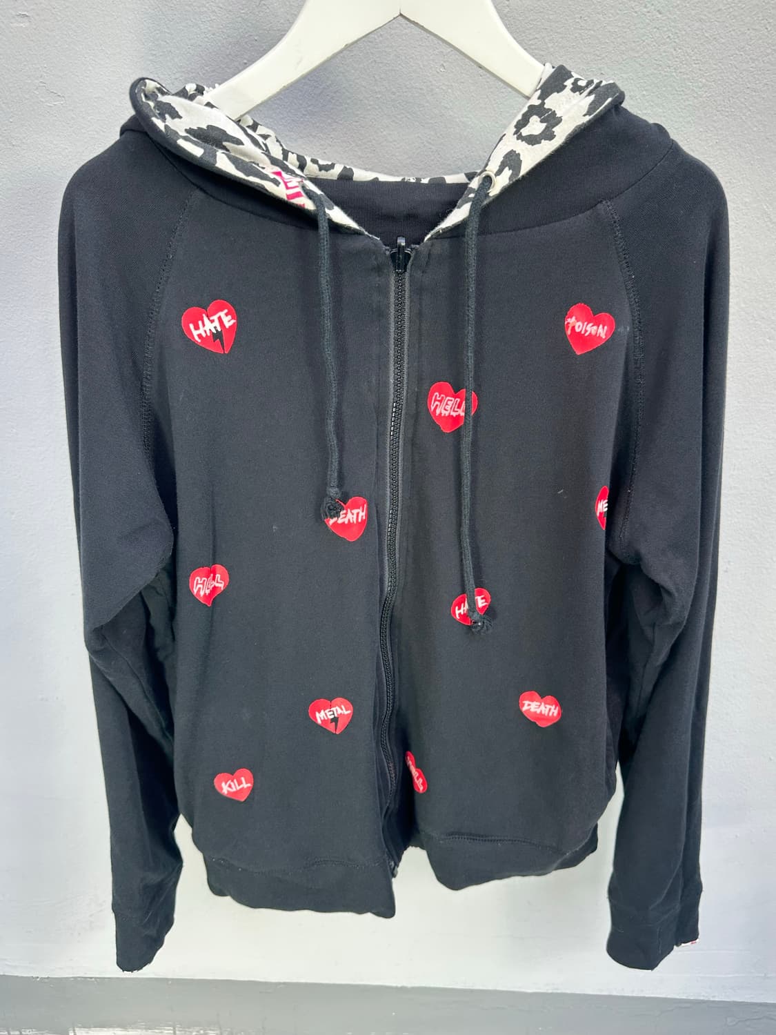 HELL CAT PUNKS 리버시블 후드집업 상품이미지3