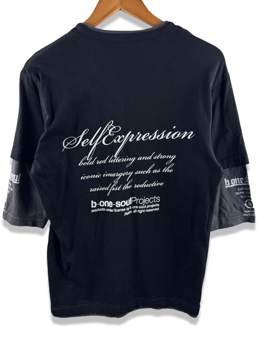 JPN 레터링 펑크 레이어드 슬리브3079 상품이미지2