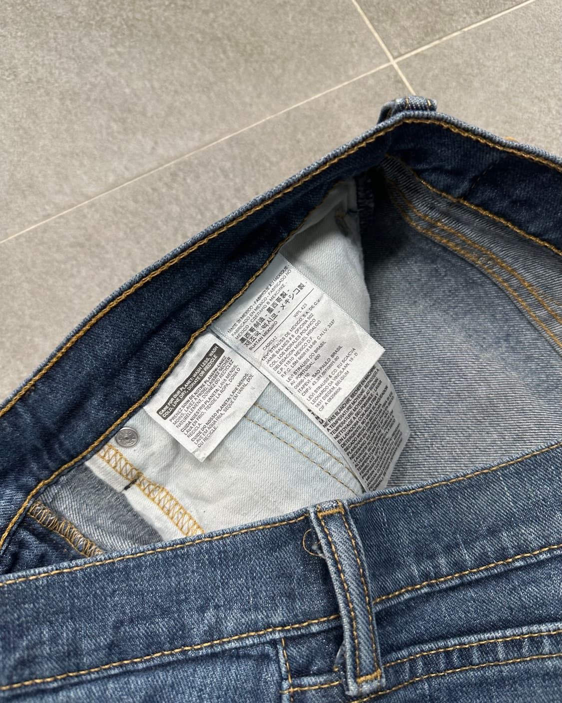 (허단44)00'S 리바이스 505 데님-M2035 상품이미지3