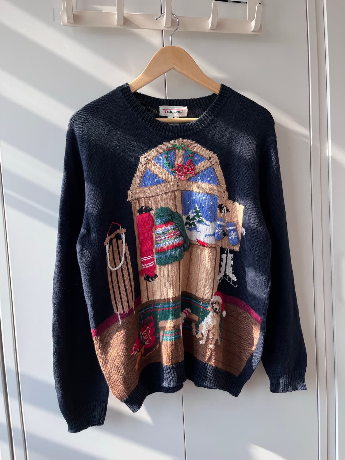 Talbots 크리스마스 풍경 니트 스웨터 상품이미지3