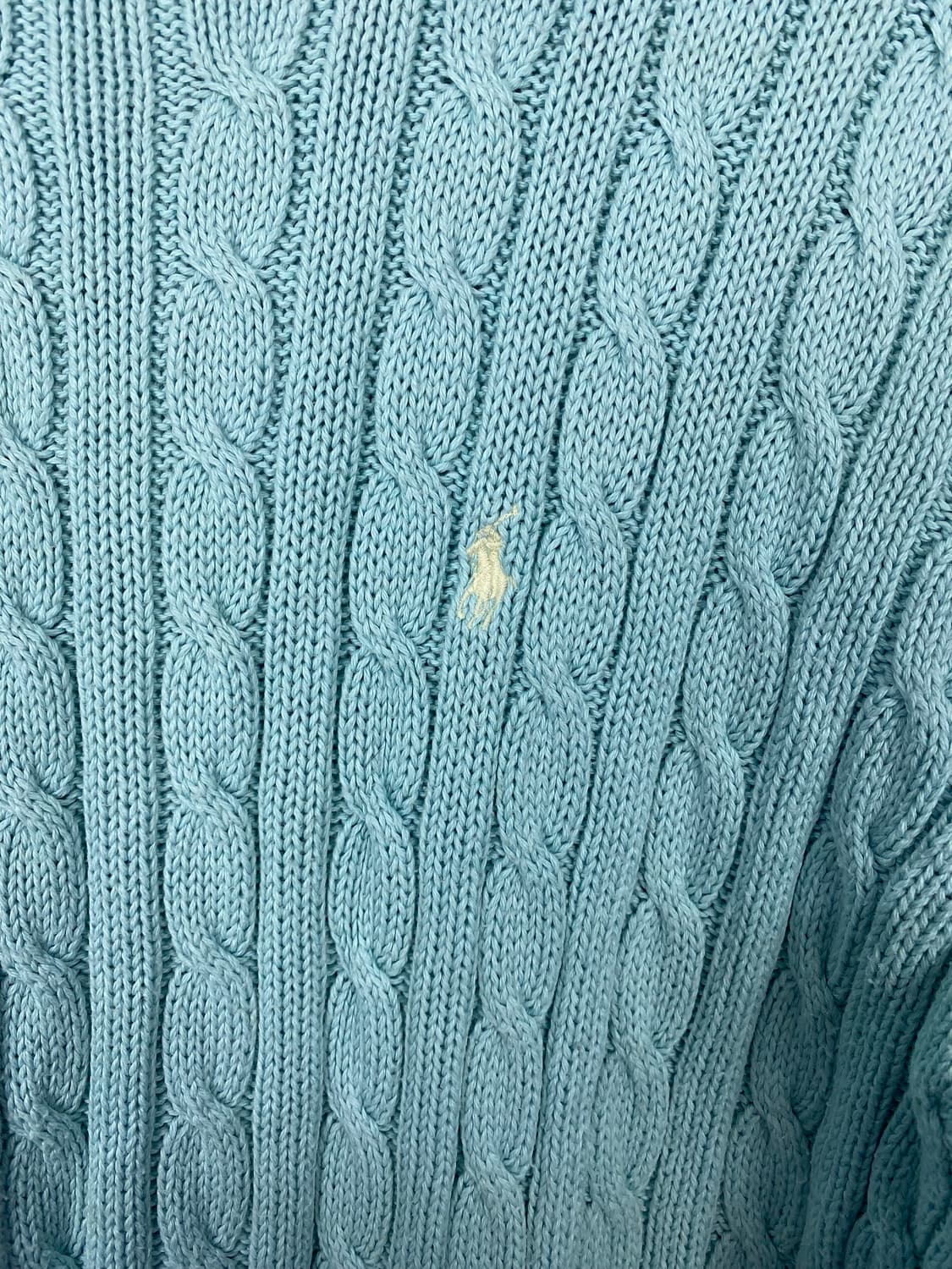 폴로 랄프로렌 스포츠 민트 꽈배기 니트 M <592> 상품이미지3