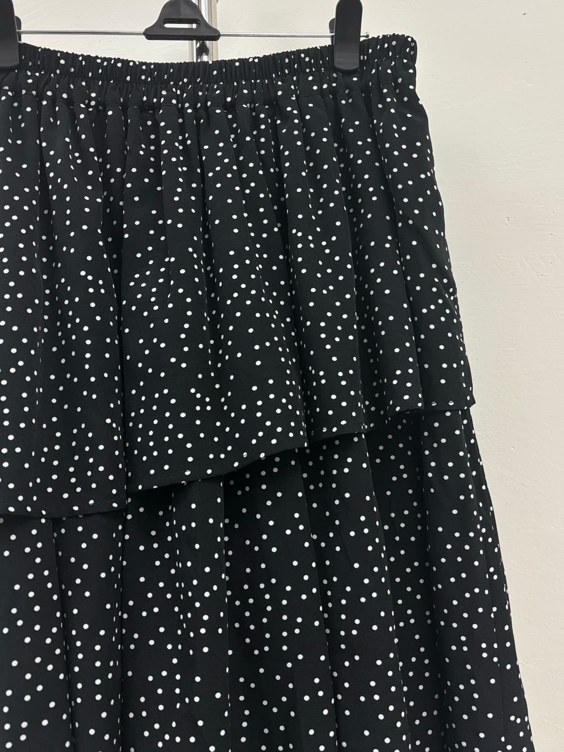 빈티지 블랙 도트 캉캉 스커트 상품이미지4