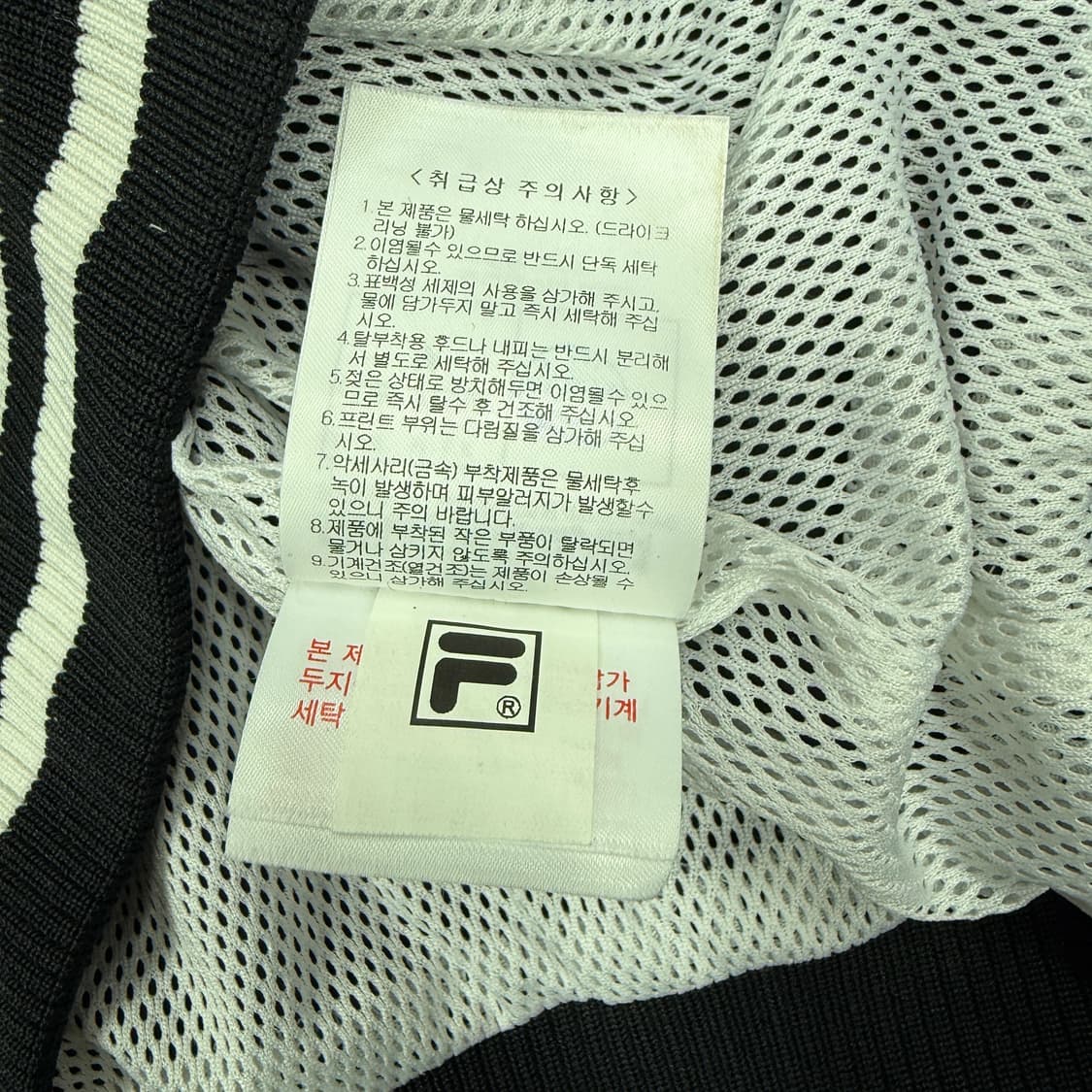 (M)쥬욕 Zooyork 베이스볼 자켓(블랙,검흰) 상품이미지4