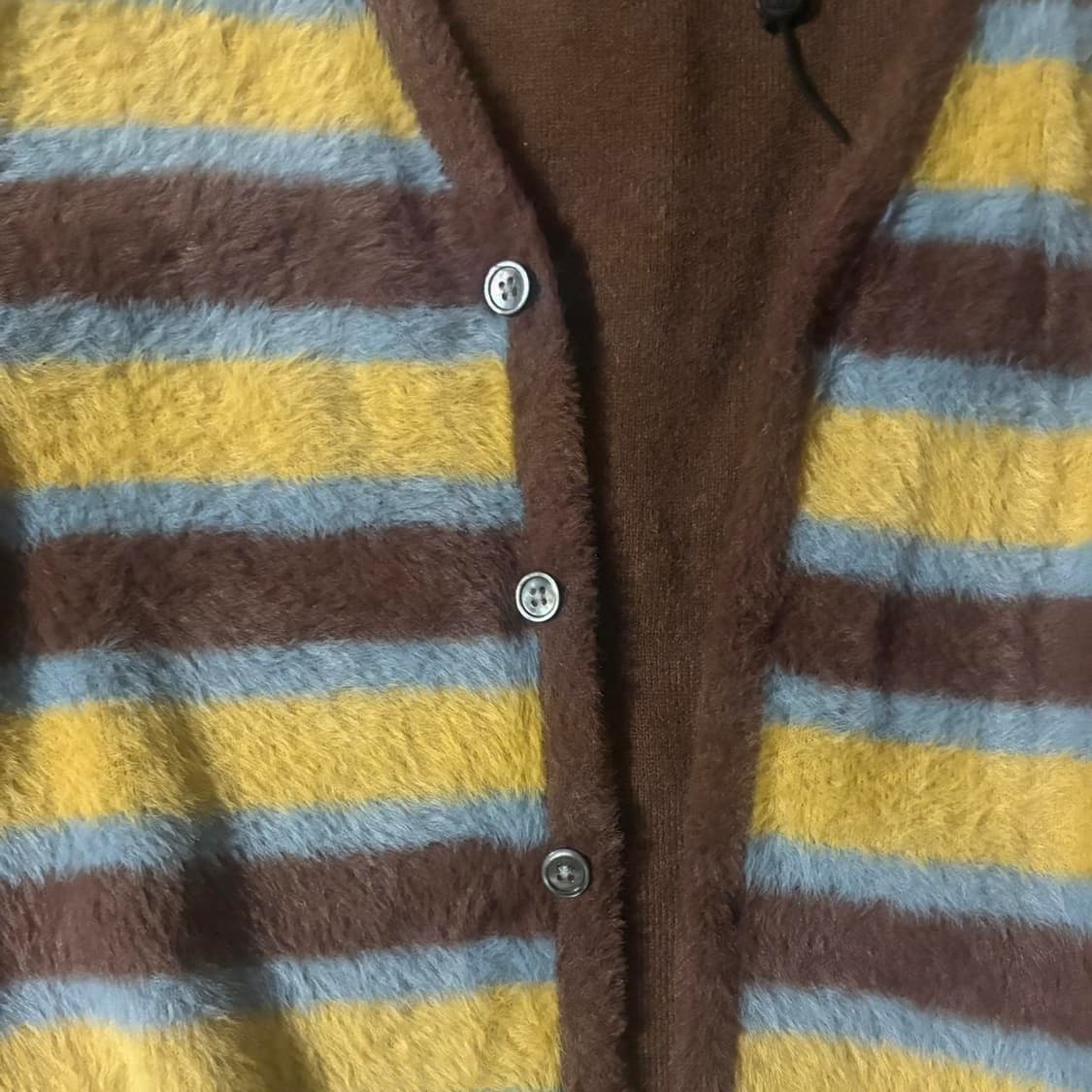 스투시 쉐기 스트라이프 가디건 브라운 상품이미지2