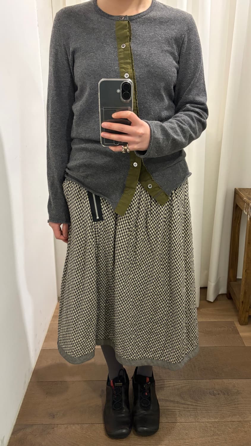 Transformed Pleats Zipper Skirt 상품이미지2