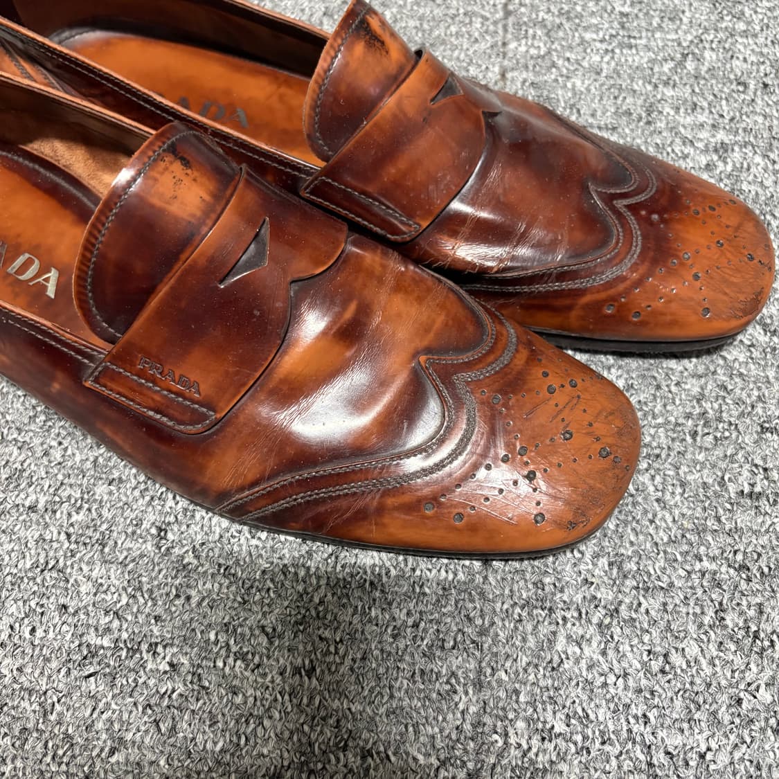 프라다 빈티지 로퍼 9 사이즈 280추천 상품이미지5