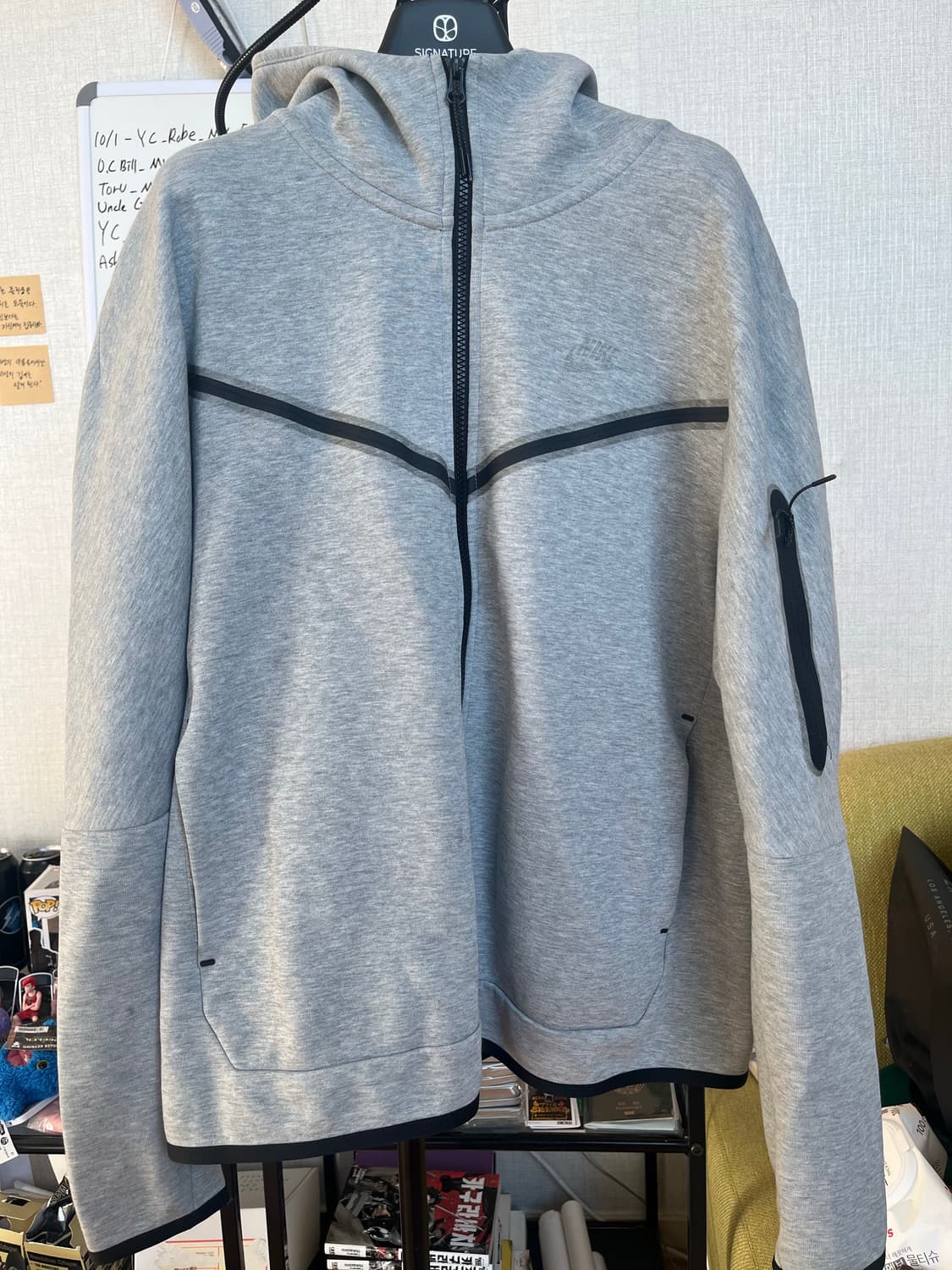 나이키 테크 플리스 풀 후드 집업 그레이 XL 상품이미지1