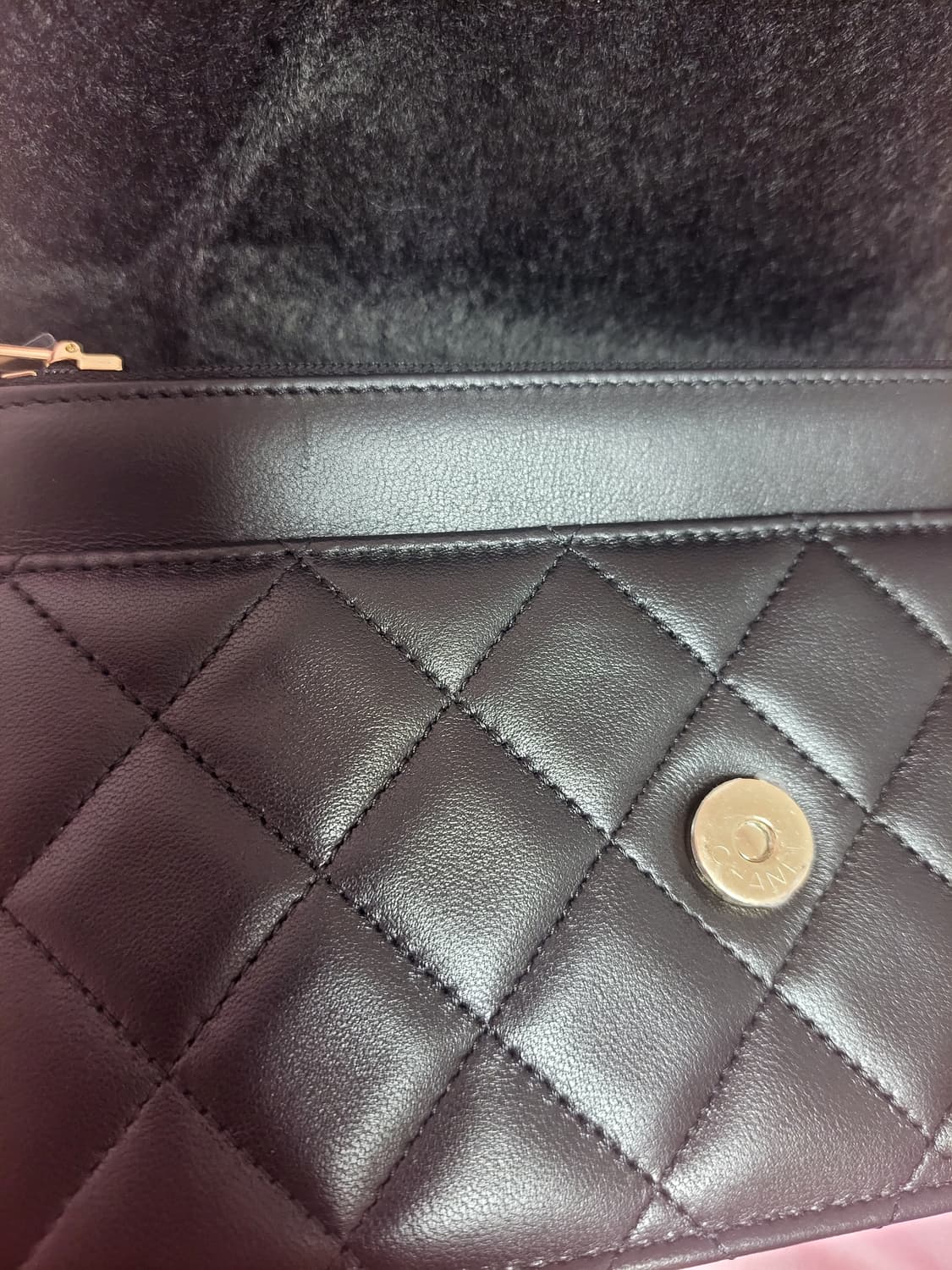 정품)급처미사용새상품!샤넬 참장식 내장칩 WOC 공주가방 크로스백 상품이미지10