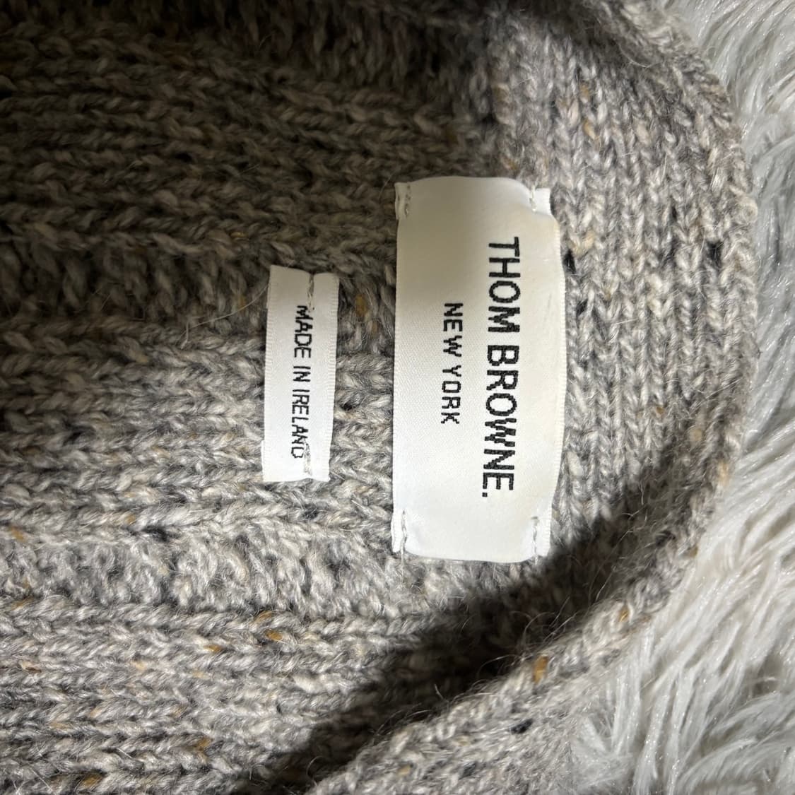 무하자 톰브라운 도네갈 가디건 라이트 그레이 2사이즈 급처 상품이미지3
