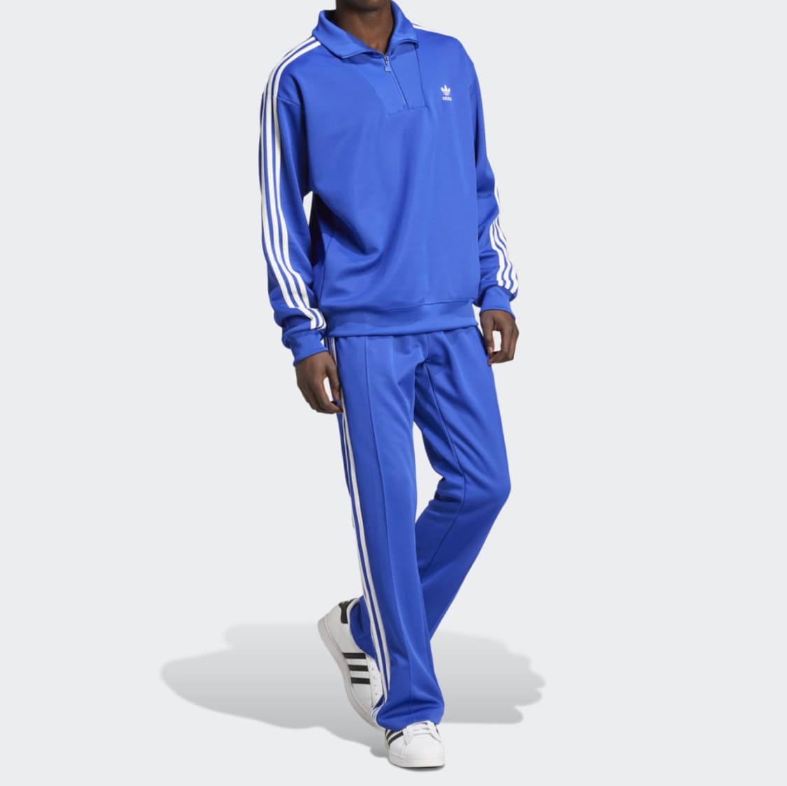[새상품] 2XL) 아디다스 퍼널넥 트랙탑 블루 상품이미지4