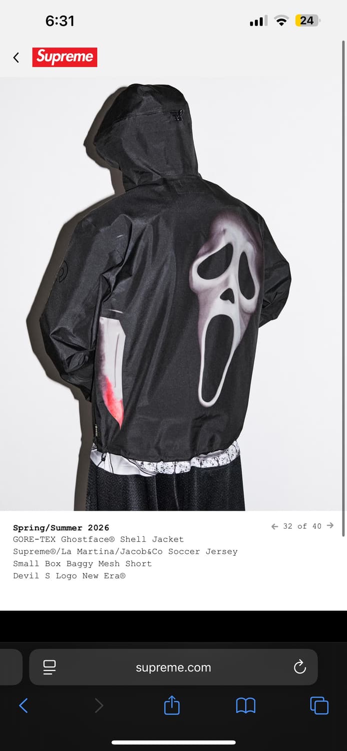 슈프림 고스트페이스 고어텍스 상품이미지1