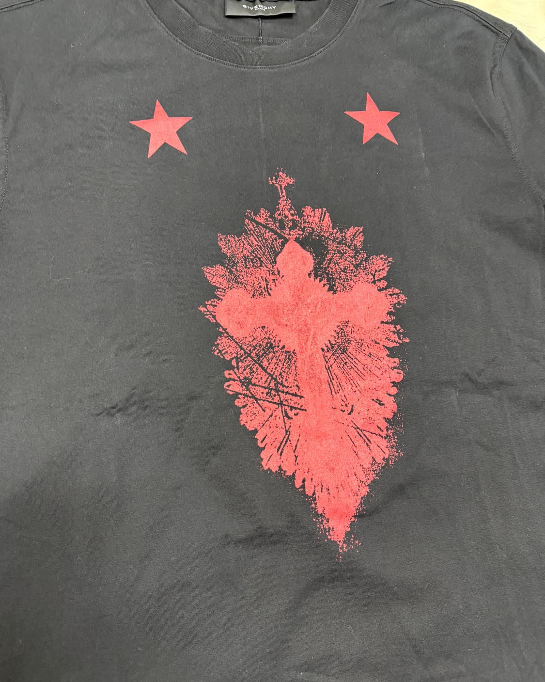 지방시 11SS 레드 크로스 스타 티셔츠 상품이미지2